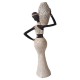Ornament decorativ, Africana, Alb, 28 cm, XC222321 Ornament decorativ, Africana, Alb, 28 cm, XC222321