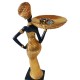 Ornament decorativ, Africana cu suport pentru bijuterii, Auriu, 32 cm, XC222306