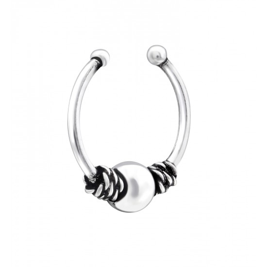 Piercing  nas din Argint, Bali, Silver, A4S34847 