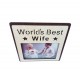 Rama foto 10x15, Worlds Best Wife, 2D23-13
