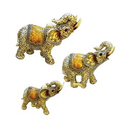 Set decorativ 3 elefanti