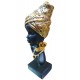 Statueta Decorativa, Africana, Auriu, 23 cm, LY239X