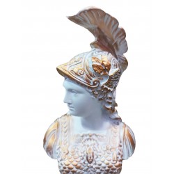 Statueta Decorativa, Bust femeie soldat, Alb, 32 cm, DO23X