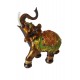 Statueta Decorativa, Elefant cu trompa in sus, Maro, 20 cm, GA24407