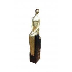 Statueta Decorativa, Femeie si Barbat, 22 cm, ZO105SD Statueta Decorativa, Femeie si Barbat, 22 cm, ZO105SD