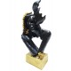 Statueta Decorativa, Indragostiti, Negru, 28 cm, DO22073