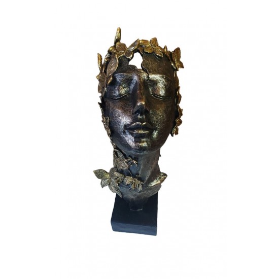 Statueta Decorativa Masca, Woman Butterfly, 32 cm, 038SX