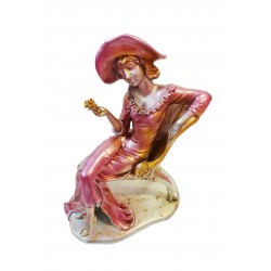 Statueta, Fata in scaun antichizat, 22 cm, 344ZZ