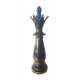 Statueta, Piesa de sah, Regina, Albastru, 39 cm, SR1653