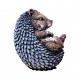 Statueta decorativa, Arici, Gri, 24 cm, DV06-8A