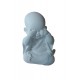 Statueta decorativa, Buddha, Zambesc, Nu vad, Gandesc, Alb, 10 cm, DVA2 Statueta decorativa, Buddha, Zambesc, Nu vad, Gandesc, Alb, 10 cm, DVA2