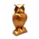 Statueta decorativa, Bufnita, Auriu, 29 cm, DVLG022AU