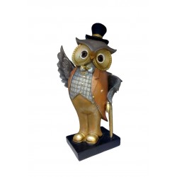 Statueta decorativa, Bufnita, Maro, 26 cm, W8250