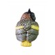 Statueta decorativa, Bufnita, Multicolor, 18 cm, DVF4028P