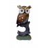 Statueta decorativa, Bufnita pe o creanga, Maro, 18 cm, W8330-1