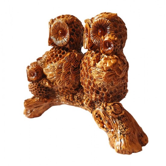 Statueta decorativa, Bufnite, Maro, 14 cm, 33286MB