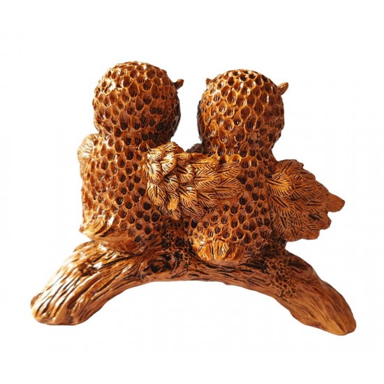Statueta decorativa, Bufnite, Maro, 14 cm, 33286MB