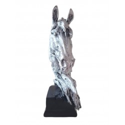 Statueta decorativa, Cal, Argintiu, 41 cm, BL551L Statueta decorativa, Cal, Argintiu, 41 cm, BL551L