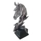 Statueta decorativa, Cal, Argintiu, 41 cm, BL551L Statueta decorativa, Cal, Argintiu, 41 cm, BL551L