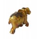 Statueta decorativa, Elefant cu pui, Auriu, 15 cm, XQ13009 Statueta decorativa, Elefant cu pui, Auriu, 15 cm, XQ13009