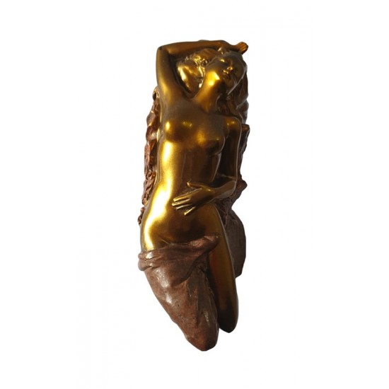 Statueta decorativa, Femeie, Auriu, 17 cm, GXL003 Statueta decorativa, Femeie, Auriu, 17 cm, GXL003
