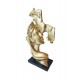 Statueta decorativa, Indragostiti, Auriu, 25 cm, CQ5952-1