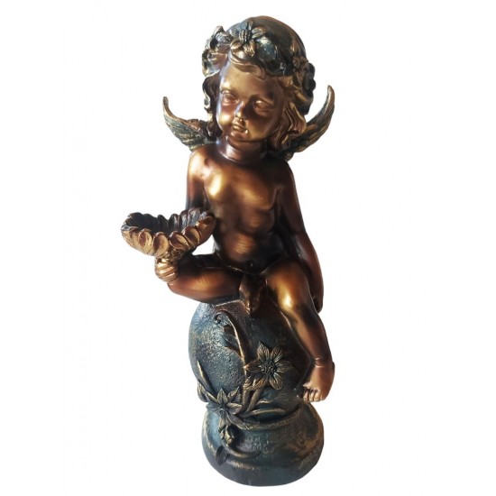 Statueta decorativa, Inger, Maro, 35 cm, L3245X Statueta decorativa, Inger, Maro, 35 cm, L3245X