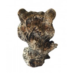 Statueta decorativa, Leu, Argintiu, 14 cm, XQ4003