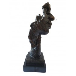 Statueta decorativa, Masca, Negru, 33 cm, HC303L Statueta decorativa, Masca, Negru, 33 cm, HC303L