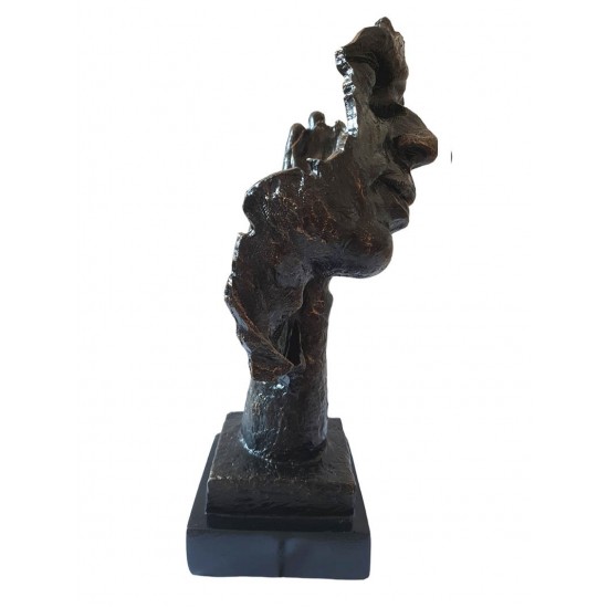 Statueta decorativa, Masca, Negru, 33 cm, HC303L Statueta decorativa, Masca, Negru, 33 cm, HC303L