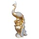 Statueta decorativa, Paun, Auriu, 33 cm, 11278-48 Statueta decorativa, Paun, Auriu, 33 cm, 11278-48
