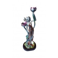 Statueta decorativa cu suport pentru lumanari, 36 cm, 161228C Statueta decorativa cu suport pentru lumanari, 36 cm, 161228C