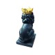 Statueta in forma de Leu, Negru, 25 cm, 7002D