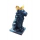 Statueta in forma de Leu, Negru, 34 cm, 625LD-2 Statueta in forma de Leu, Negru, 34 cm, 625LD-2
