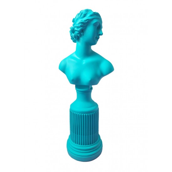Statueta nud, Turcoaz, 45 cm, 1073XD Statueta nud, Turcoaz, 45 cm, 1073XD