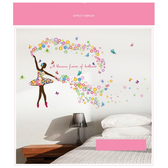 Sticker decorativ, A blossom faerie of brilliant, 120 cm, 127STK Sticker decorativ, A blossom faerie of brilliant, 120 cm, 127STK