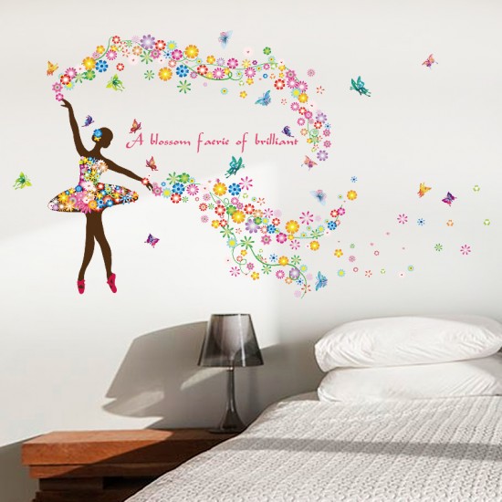 Sticker decorativ, A blossom faerie of brilliant, 120 cm, 127STK Sticker decorativ, A blossom faerie of brilliant, 120 cm, 127STK