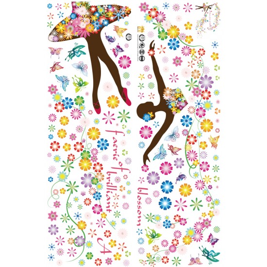Sticker decorativ, A blossom faerie of brilliant, 120 cm, 127STK Sticker decorativ, A blossom faerie of brilliant, 120 cm, 127STK