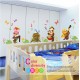 Sticker decorativ, Animalute cu instrumente muzicale 218 cm, 99STK