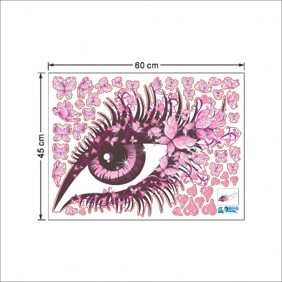 Sticker decorativ, Eye 135 cm, 138STK