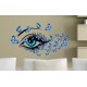Sticker decorativ, Eye blue 80 cm, 150STK Sticker decorativ, Eye blue 80 cm, 150STK