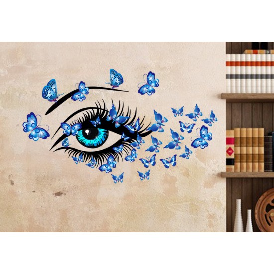 Sticker decorativ, Eye blue 80 cm, 150STK Sticker decorativ, Eye blue 80 cm, 150STK