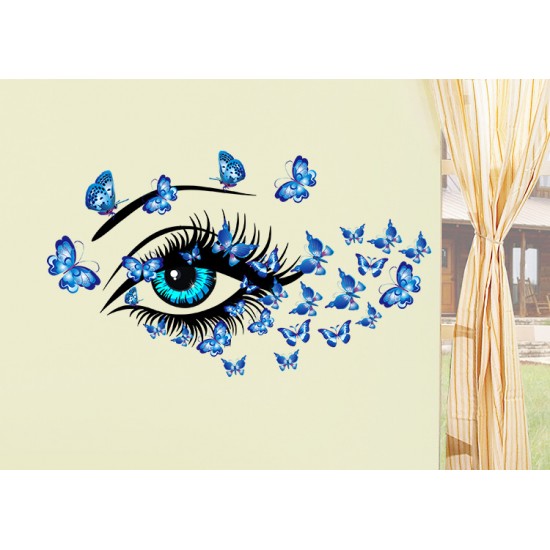Sticker decorativ, Eye blue 80 cm, 150STK Sticker decorativ, Eye blue 80 cm, 150STK