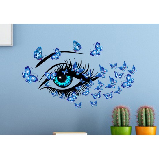 Sticker decorativ, Eye blue 80 cm, 150STK Sticker decorativ, Eye blue 80 cm, 150STK