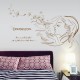 Sticker decorativ, Flori, 115 cm, 722STK Sticker decorativ, Flori, 115 cm, 722STK