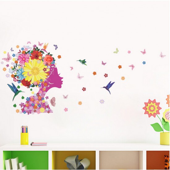 Sticker decorativ, Girl Butterfly 140 cm, 137STK Sticker decorativ, Girl Butterfly 140 cm, 137STK