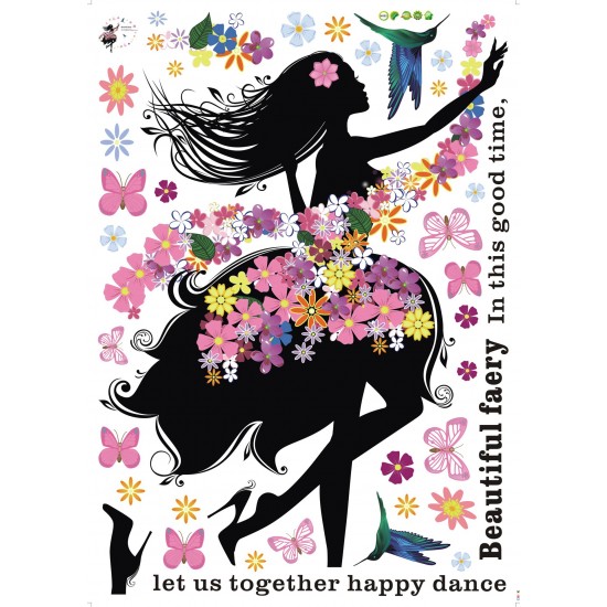 Sticker decorativ, Happy dance 120 cm, 148STK Sticker decorativ, Happy dance 120 cm, 148STK