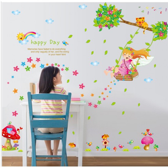 Sticker decorativ, Happy day 110 cm, 145STK