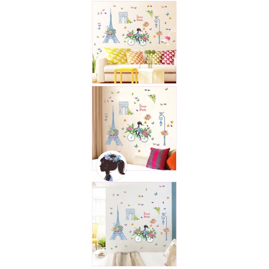 Sticker decorativ, I Love Paris 138 cm, 122STK Sticker decorativ, I Love Paris 138 cm, 122STK
