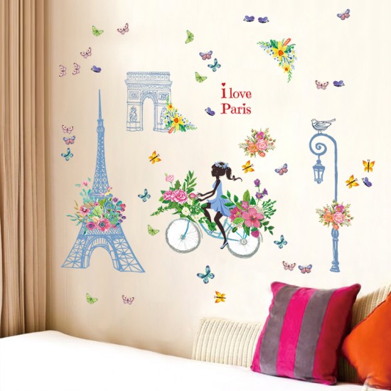 Sticker decorativ, I Love Paris 138 cm, 122STK Sticker decorativ, I Love Paris 138 cm, 122STK